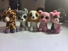 Ty Beanie Boos - Lot Of 5 Plush Stuffed Animals All In Great Condition