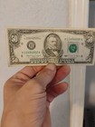 50 Dollar Federal Reserve Note 1990 Error Solvent Ink Bleed Through Back To Fron