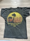 Rare Vintage 1979 Survivors Tour Bob Marley And The Wailers Black Tee Shirt