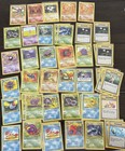 Lot Of 40  1999 Pok  mon Fossil Set Cards Unlimited Wotc Vintage Holo   Commons