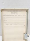 Zephyr Autodex Vintage Vanguard Mcm Address Book Metal Pop Up Telephone Cream