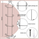 Set Of 2 Plate Rack For Wall Vertical 3 Tier Metal Wall Plate Holder
