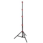 9 5 Red Color Coded Pro Air Cushioned Heavy Duty Light Stand V2