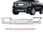 Front Bumper Skid Plate Compatible With 2014 2015 Gmc Sierra 1500 Denali Front