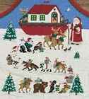 Vintage Handmade Christmas Full Apron 