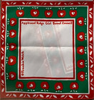 Apple Seed Ridge Scarf-vintage  70s Frankie Welch 1st Ladies Designer-girl Scout