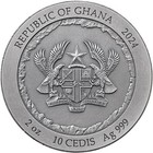 2024 Ghana Rushmore Special Edition Rock-cut Monuments 2 Oz Silver Coin