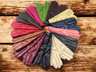Ladies Premium High Super Soft Real Leather Gloves Winter Driving Fully Lined