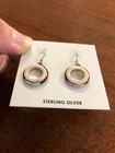 Native American Navajo Indian Dangle Inlay Turquoise Multi Stone Earrings  54