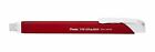 New Pentel Tri Retractable White Eraser Red Barrel 12-pack Box Ze15mb Triangular