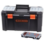 Black   Decker Bdst60096aev 10-compartment 16  Toolbox   Organizer New