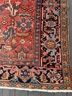 7 3 Ft  X 10 6 Ft  Antique Decorative Geometric Handmade Heriz Serapi Carpet Rug