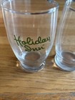 Holiday Inn Glasses Set Of 2 Clear Vintage Water Glasses 10 Oz Retro