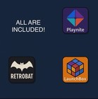 Portable Gaming Hdd 2tb With Launchbox  Retrobat  And Playnite