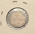 1870 Canada Five Cents - Narrow Rim Xf 