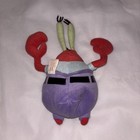 Ty Spongebob Squarepants Mr  Krabs  plush  ty Beanie Nickelodeon 2006 Viacom