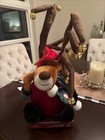 Dan Dee Animated Christmas Plush Reindeer Musical Jingle Bell Rock Works Video