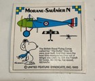 Peanuts Snoopy Set Of 6 Vintage  Wonder Bread Premium Airplane Card Sticker 1965