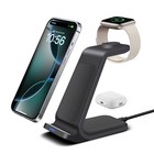 3in1 Wireless Charger Dock Fast Charging Station For Apple Watch Air Pods Iphone