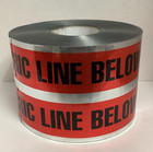 Detectable Buried Barricade Tape 408 Caution Buried Electric Line Below 6 x1000 