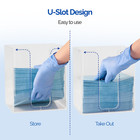 Jmu Dental Bib Dispenser Organizer Acrylic Dental Clinic Plastic Holder Case