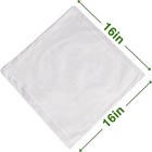 Landisun Men s Handkerchiefs Soft White Pure Cotton Hanky