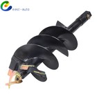 12  X 48  Auger Bit 2  Hex Collar Skid Steer Post Hole Digger Attachment