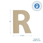 Wooden Letter R Cutouts 12  Wooden Letters For Wall Decor Home Decor Crafts A   