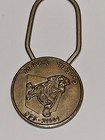 Vintage Israeli Bronze Leyland Tiger Keychain - Ashdod Souvenir
