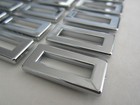 Set Of 20 Chrome Peterbilt Switch Dash Light Indicator Covers 1-1 16 X 1 2 Lot