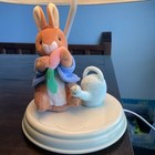 Peter Rabbit Nursery Plush Lamp Decor Beatrix Potter  Vtg 2001 Fw   Co 