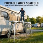 Heavy-duty Scaffolding Foldable 1500lb Adjustable Thickened Step Stool Ladder