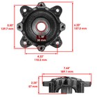 Front   Rear Wheel Hubs For Polaris Rzr 800 Efi 2008-2014   Rzr S 800 2009-2014
