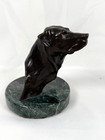 Labrador Retriever Dog Head Bronze Sculpture Numbered Christopher Smith Sculptor