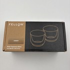 Fellow Pirch Espresso Shot Glass 3 5 Oz Set Of 2  Amber Artisanal Cups