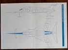 Gerry Anderson Blueprint Set 2-stingray space 1999 ufo capt  Scarlet  11  X 16  