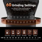 Cordless Burr Coffee Grinder With 60 Settings   Less Static Mess