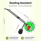 Walk-behind Seeder Fertilizer Spreader Roller Seeder Precision Seeding Planter