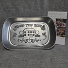 Wilton Armetale Pewter Bread Serving Tray   Bless This House  New In Box