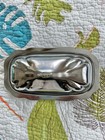 Vintage Silver Plated Butter Dish With Lid  7 5  