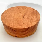 Black Cherry Bowl Blank  8 x3  Wood Lathe Turning Carving Stock  Free Shipping  