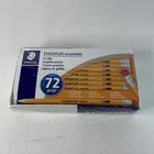 Staedtler Essentials Pencils Box Of 72  2 Hb Latex Free Brand New Sealed