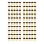 100 Pack M6 Metric Carbon Steel Rivet Nut Flat Head Threaded Insert Nutsert