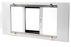 Large Cat Door For Double Hung Sash Window - Adjusts 28-1 4  To 33-5 16  Wide