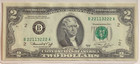 New Listing-1976 Bicentennial  2 Dollar Bill Us Federal Reserve Note Rare Unc