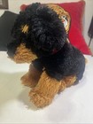 Ty Classic Brutus Rottweiler Puppy Dog Brown Black 2007 Plush 12    Red Collar