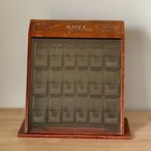 Antique Boye Sewing Needle Store Display Advertising Cabinet Case 