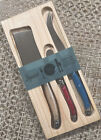 French Home Laguiole Cheese Knife   Spreader Set Of 3 Stainless Steel-multicolor