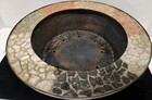 Vintage S m  Shaly Jerusalem Copper Brass 10  Bowl