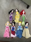 Disney Store Disney Princess Plush Dolls Hoop Retail Stores Lot Of 7 Plush Dolls